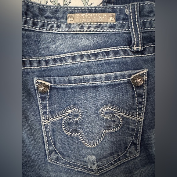 ReRock for Express Stitched Skinny Jean Vintage EUC - Picture 3 of 10